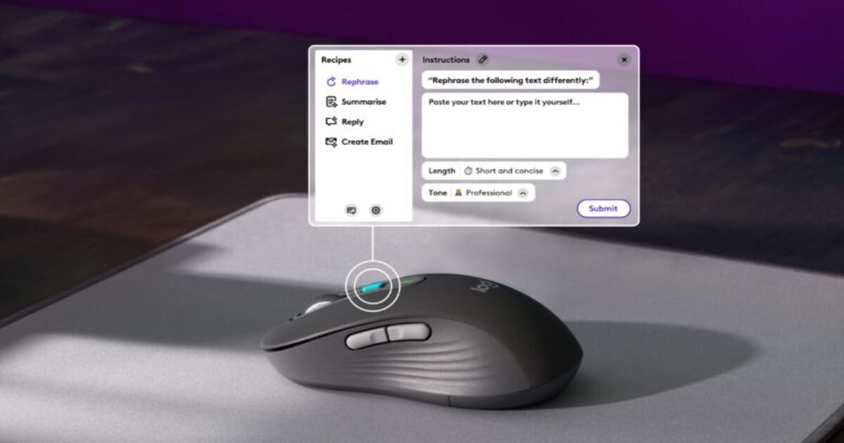 Новый способ взаимодействия: Logitech внедряет ChatGPT в свои мышки и клавиатуры