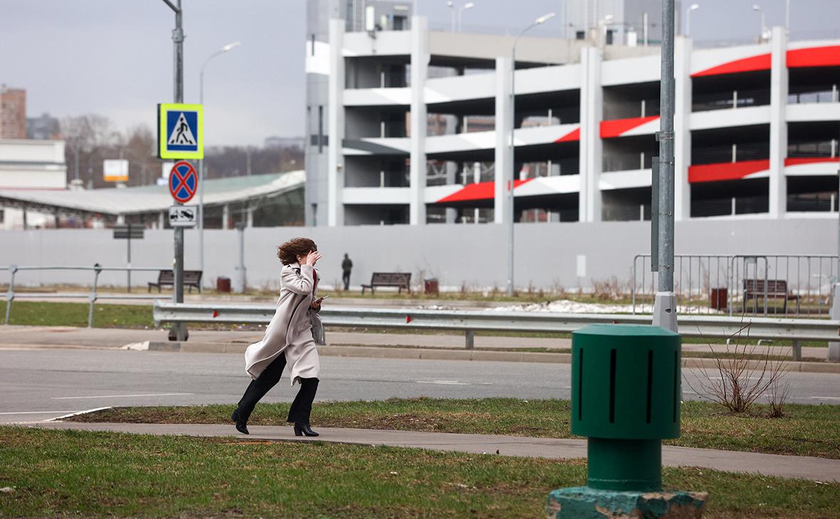 МЧС предупредило москвичей о сильном ветре до 17 м/с